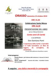 locandina, evento, cento anni di carita